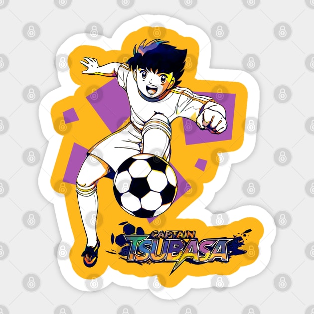 Captain Tsubasa Popart Sticker by masnono